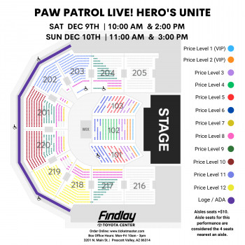 Paw Patrol Live! Hero's Unite